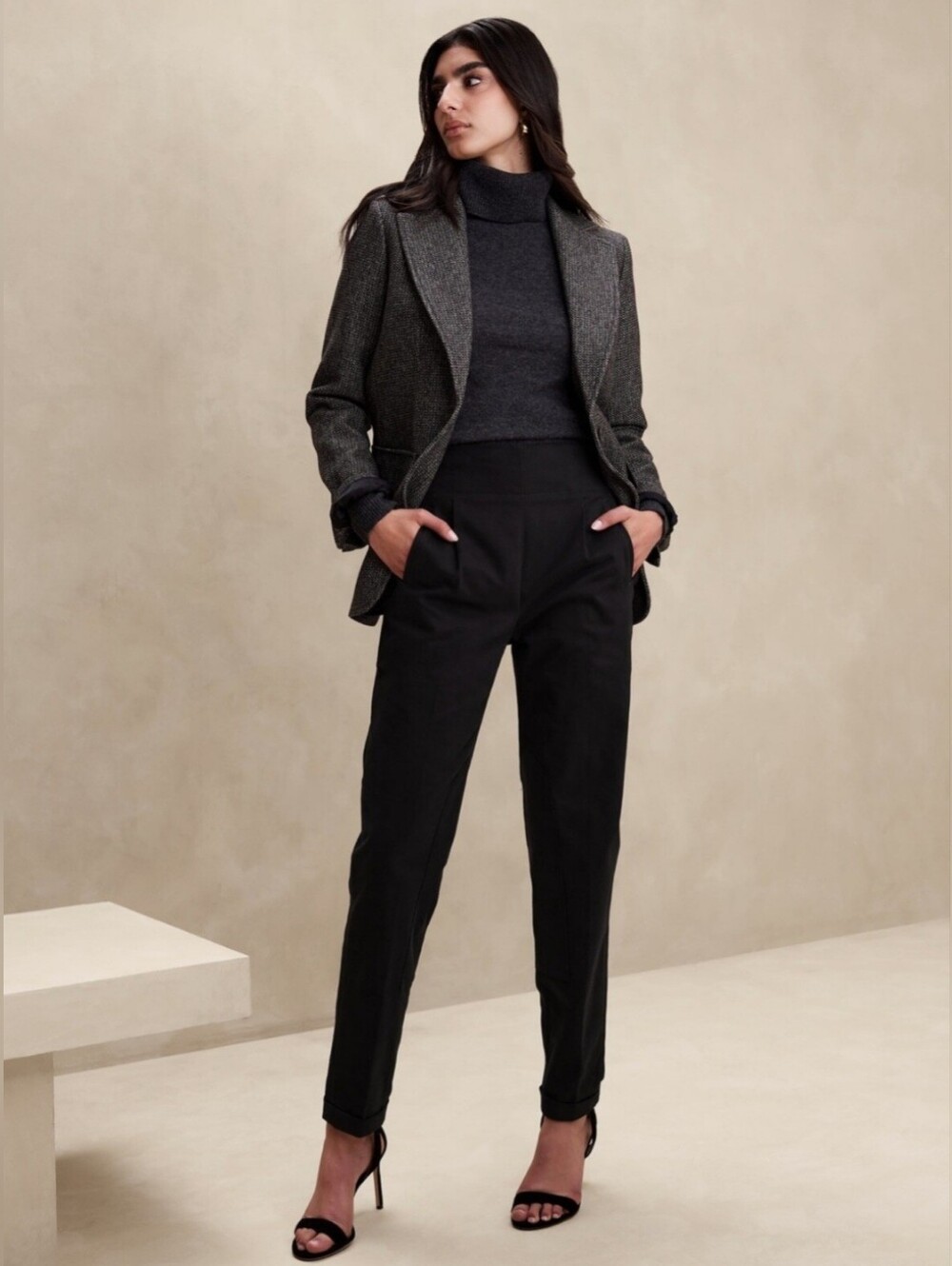 Banana Republic High Rise Equestrian Style Riding Pants Black Size 10 NWT RT$130